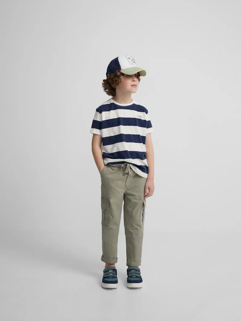 Pantalon sport kids cargo verde