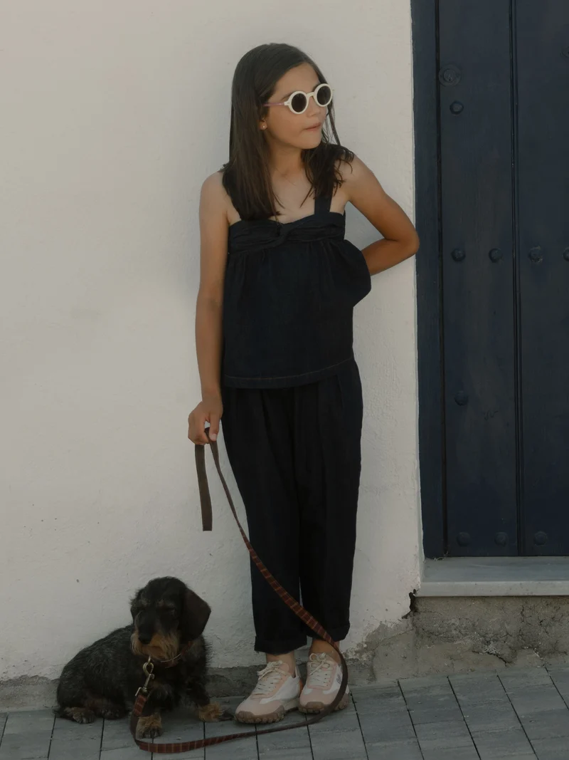 Pantalon girl denim azul