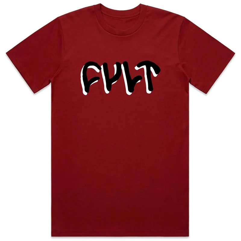 Cult Shadow T-Shirt - Scarlet Red
