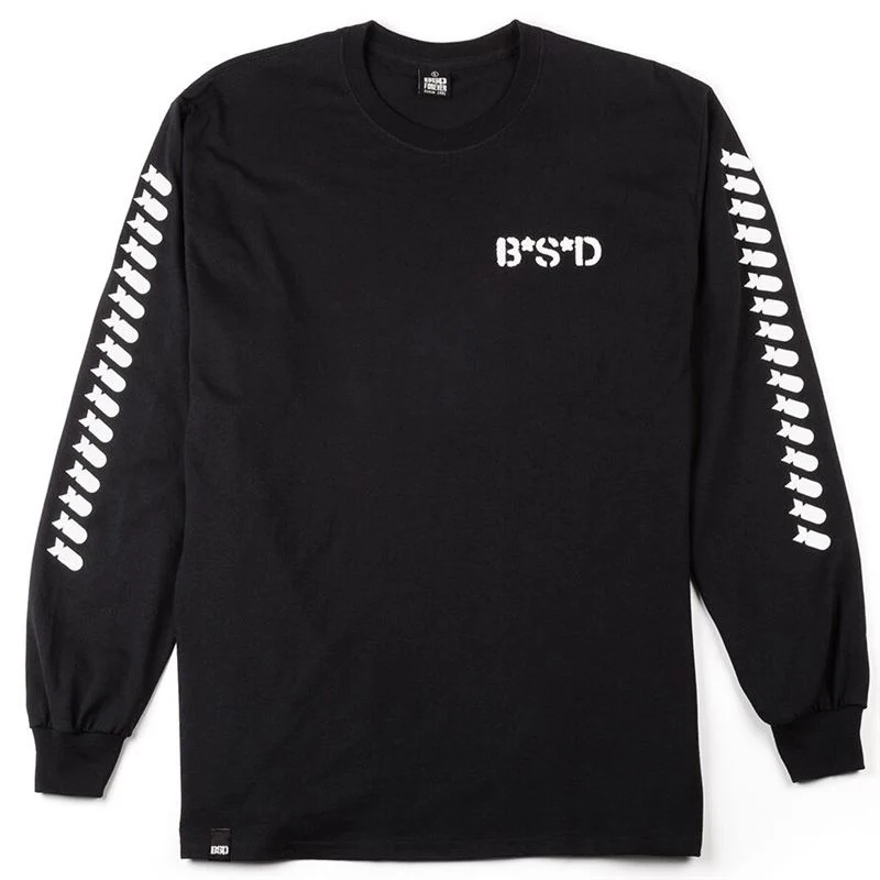 BSD Bomber Longsleeve Tee - Black