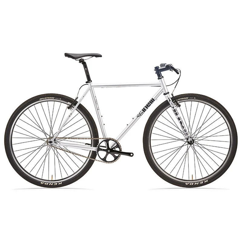 Tutto Plus Silver Flat Bar Bike