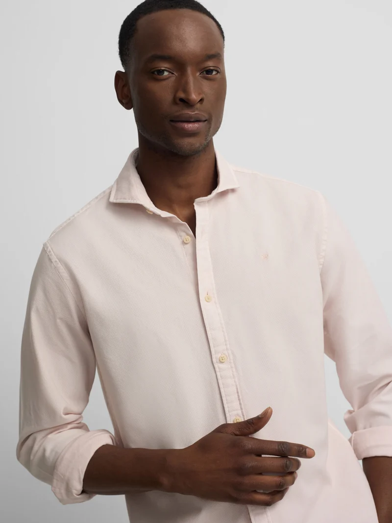 Camisa sport estructura logo coral