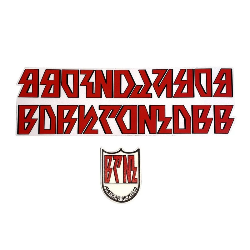 S&M BTM Frame Decal Sticker Set