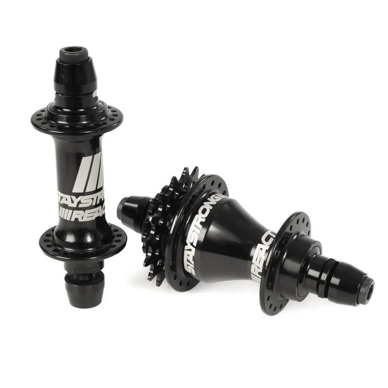 Stay Strong Reactiv 2 Race Hubset - Black/ 10mm Front