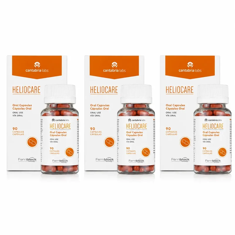Heliocare Oral 90 Cápsulas pack 3