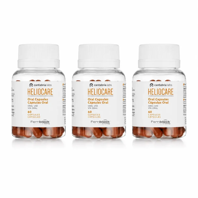 Heliocare Oral 60 Cápsulas pack 3