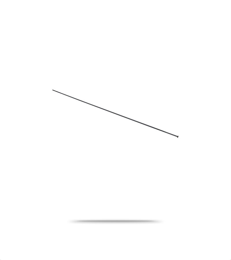 DT Aerolite Nail Head Black Spoke 275mm