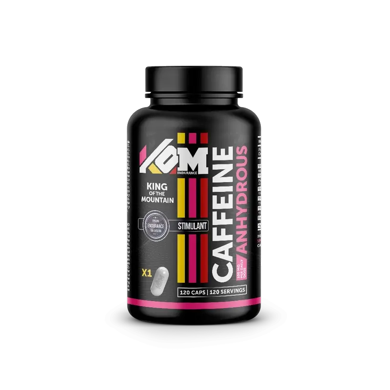 Kom Endurance Estimulación Nutricion Deportiva , bote de 120 capsulas de cafeina