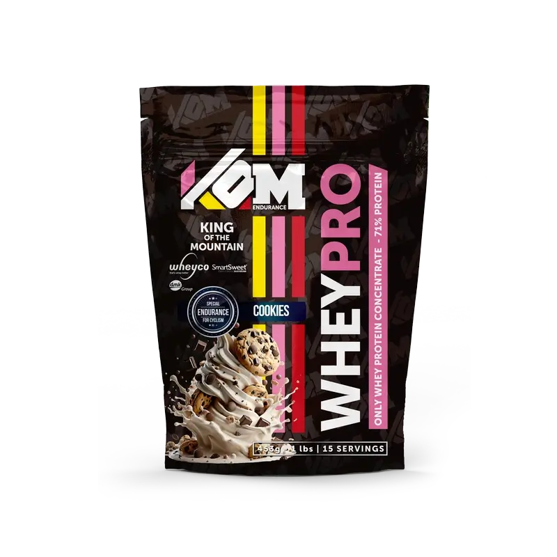 Kom Endurance Proteinas Nutricion Deportiva , saco de proteína whey 453 g sabor cookies
