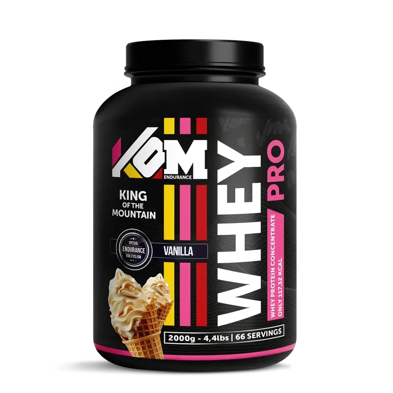 Kom Endurance Proteinas Nutricion Deportiva , bote de proteína whey 2kg sabor vainilla