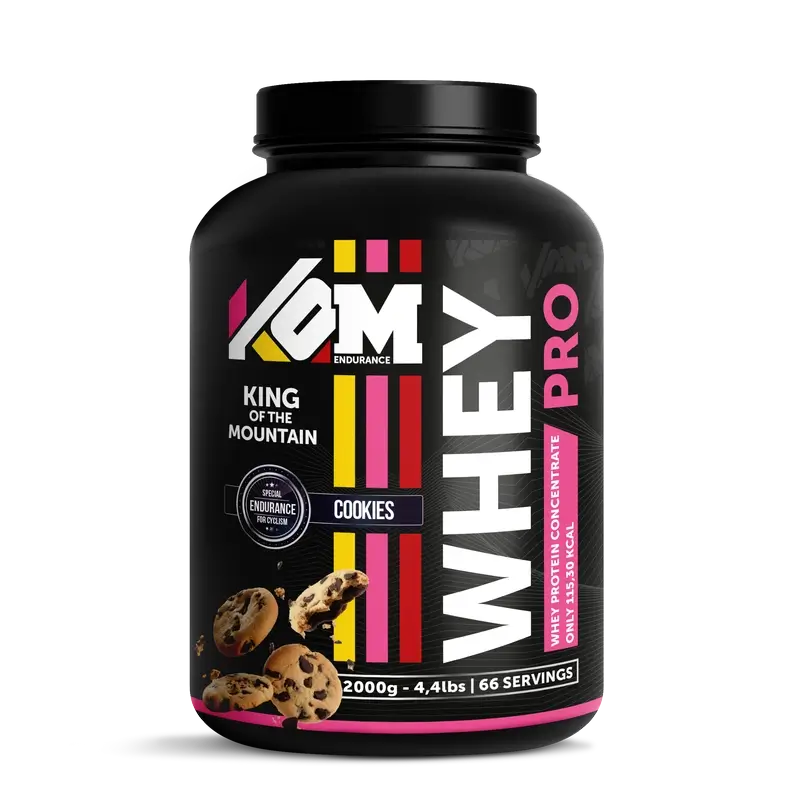 Kom Endurance Proteinas Nutricion Deportiva , bote de proteína whey 2kg sabor cookies